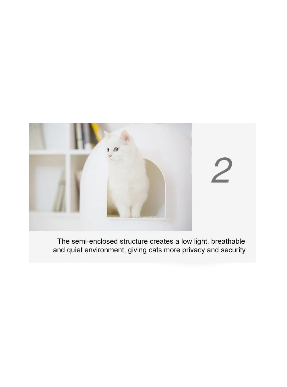pidan - "Igloo" Cat Litter Box - Include Litter Scoop