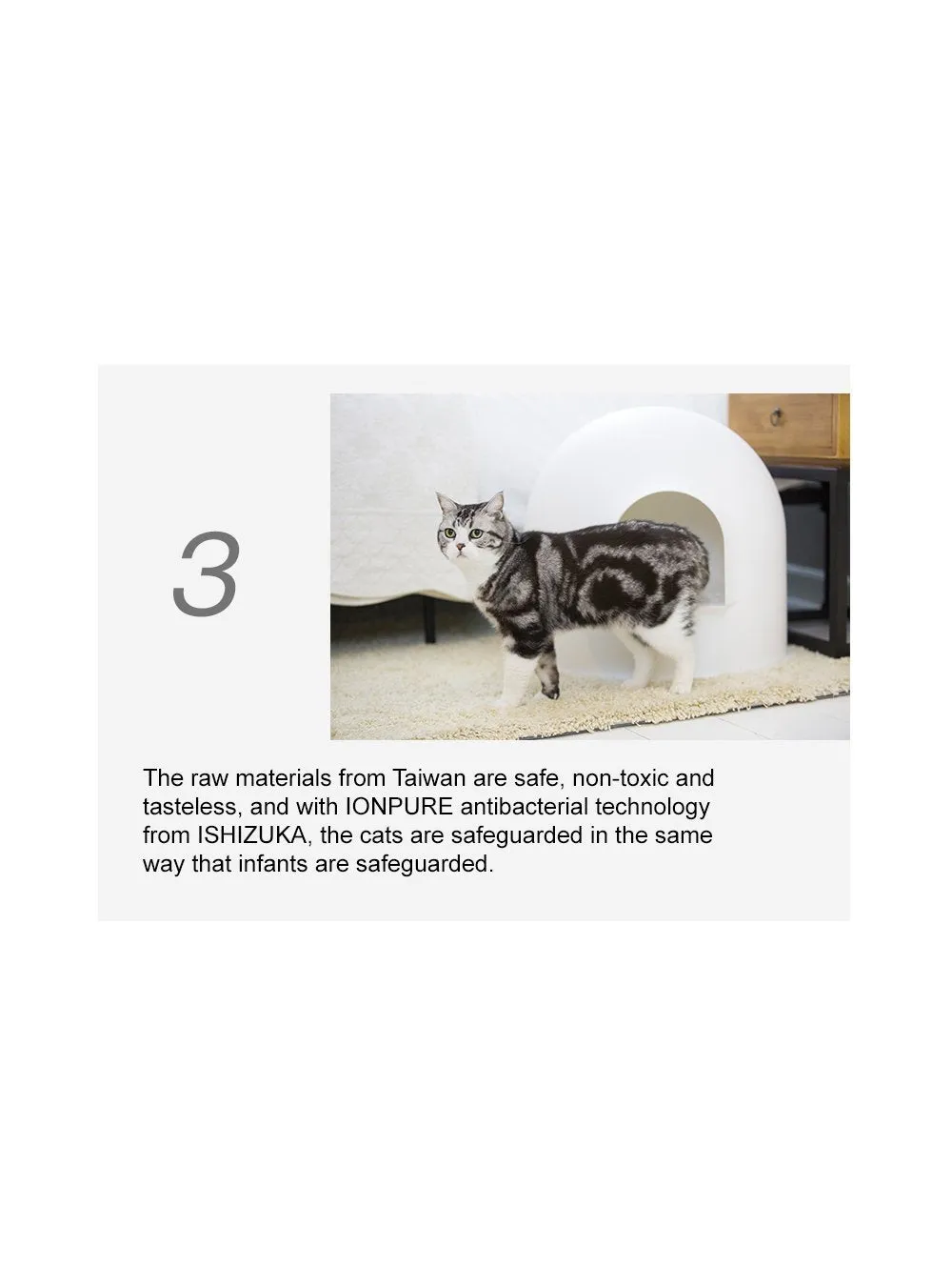pidan - "Igloo" Cat Litter Box - Include Litter Scoop