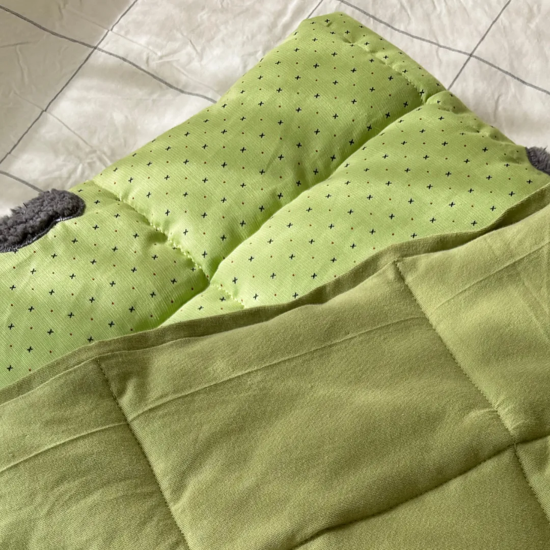 PoochMate Pistachio Green Linen Dog Blanket