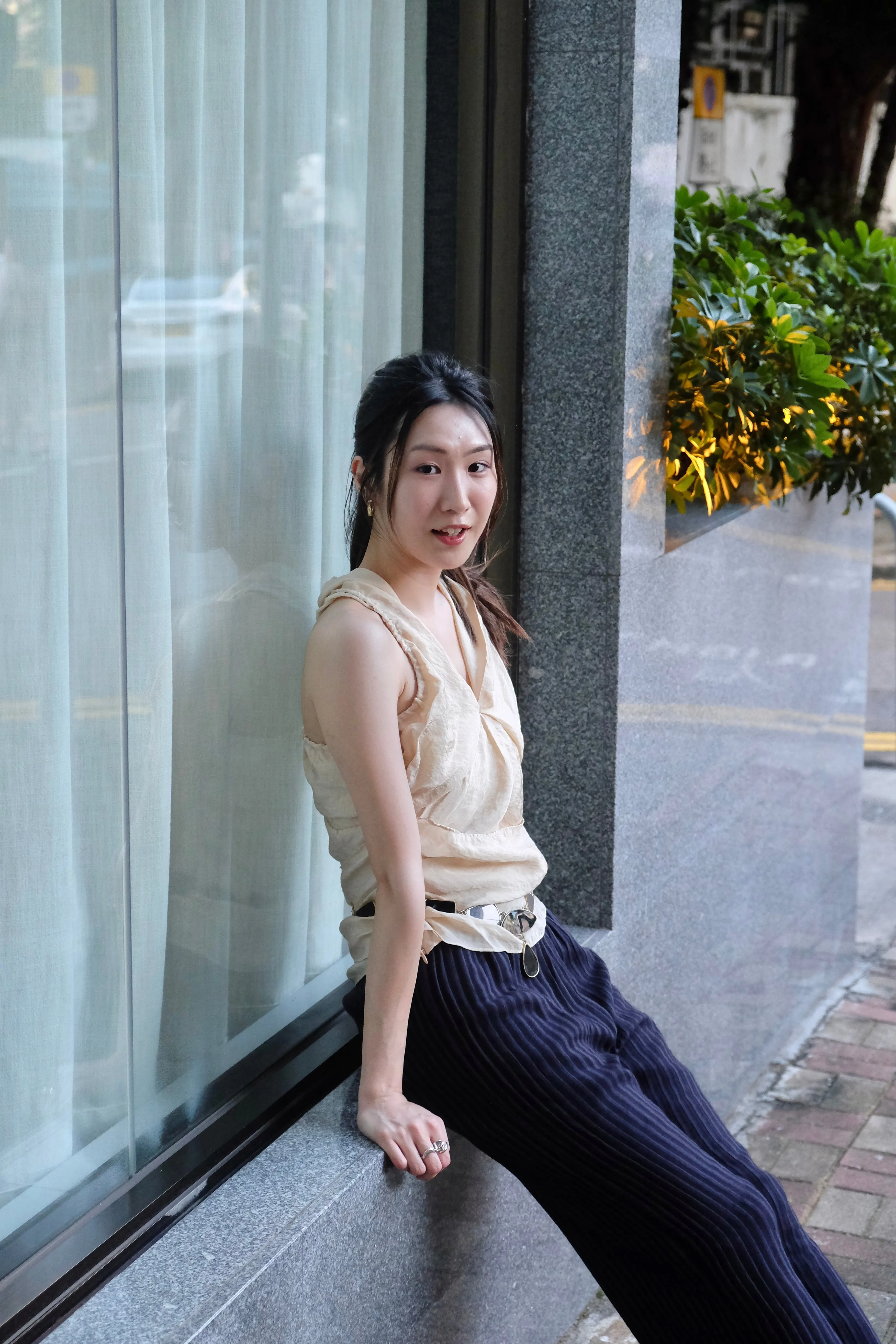 推✨"Camilla" 3-Way Romantic Top (Beige)