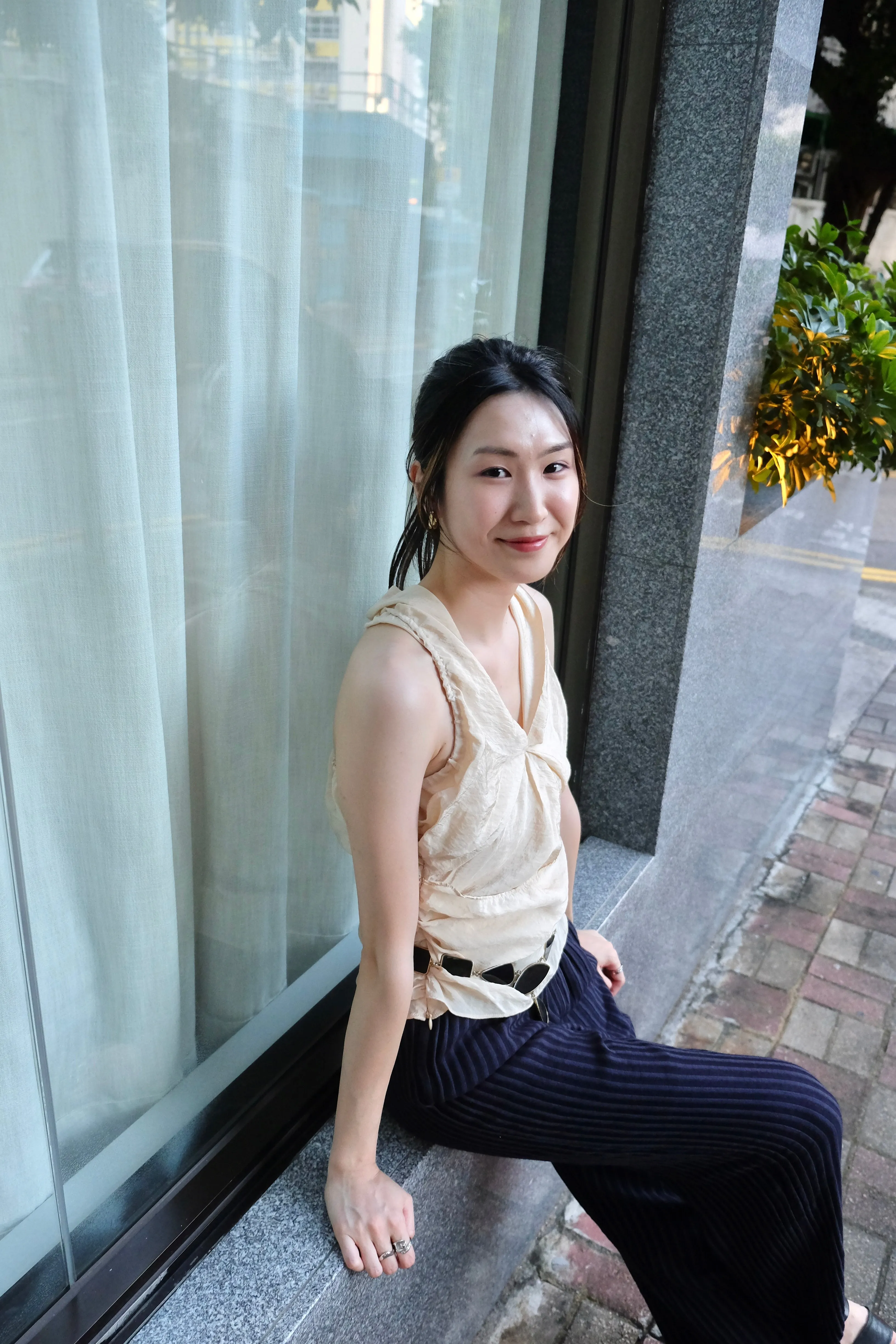 推✨"Camilla" 3-Way Romantic Top (Beige)
