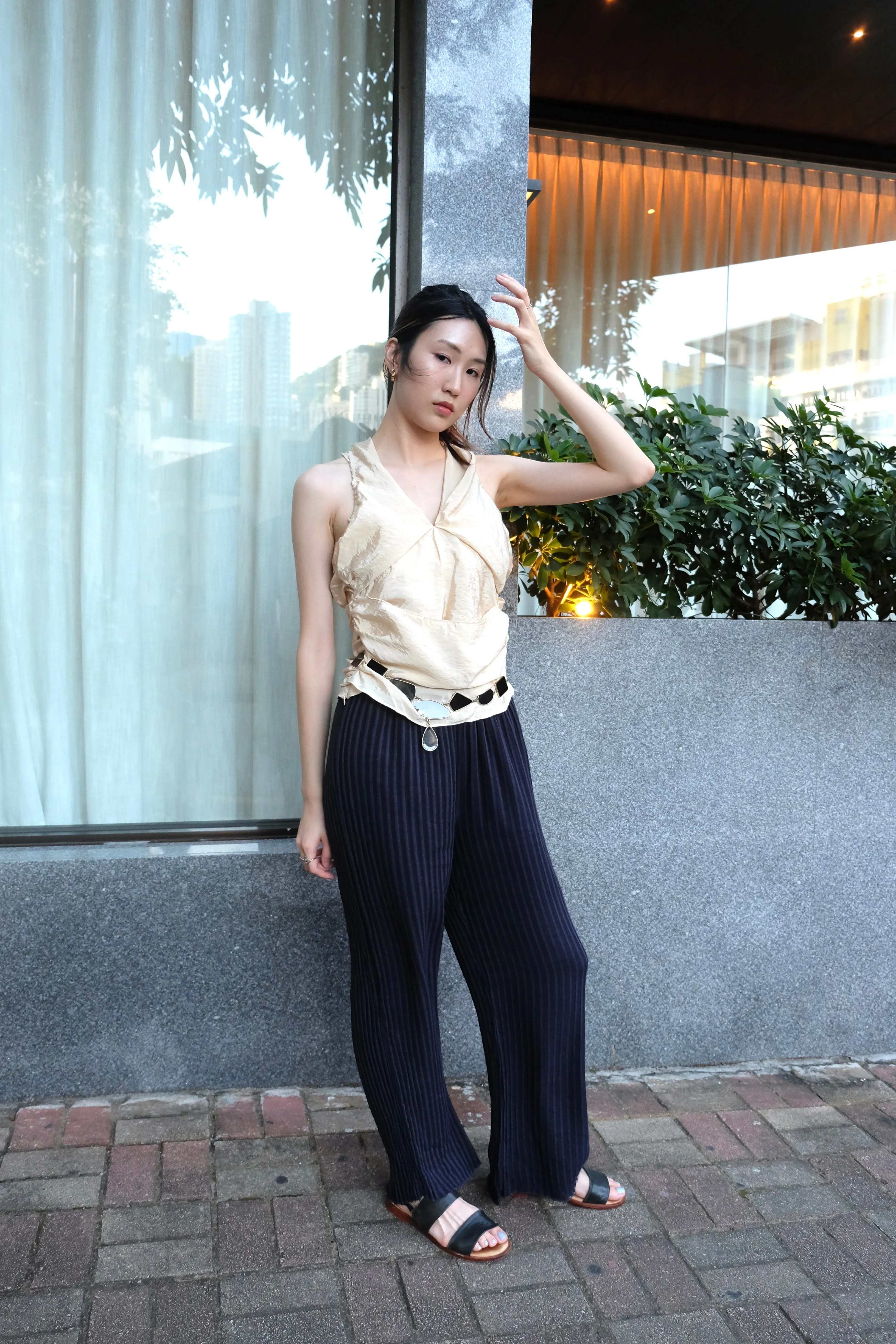推✨"Camilla" 3-Way Romantic Top (Beige)