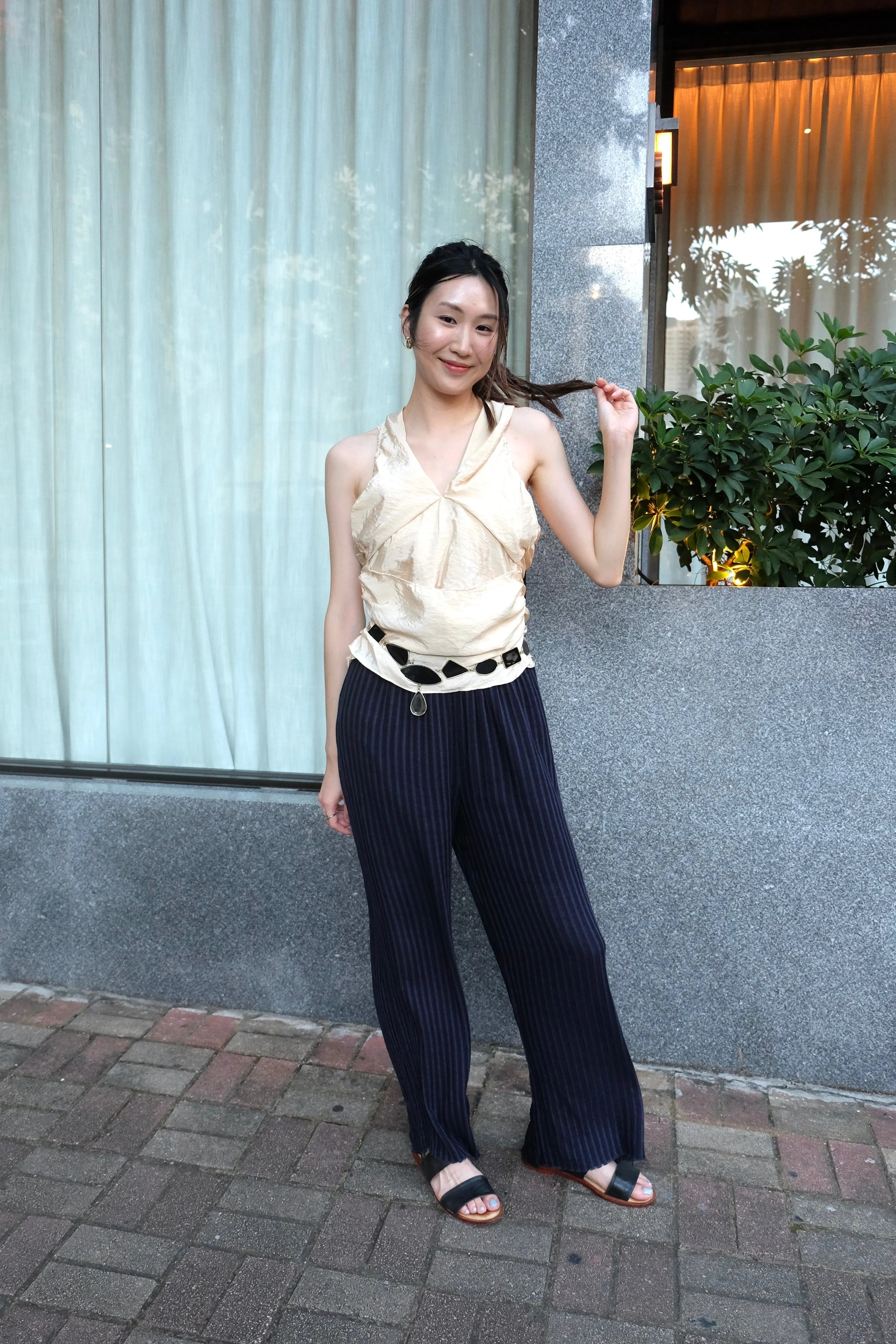 推✨"Camilla" 3-Way Romantic Top (Beige)