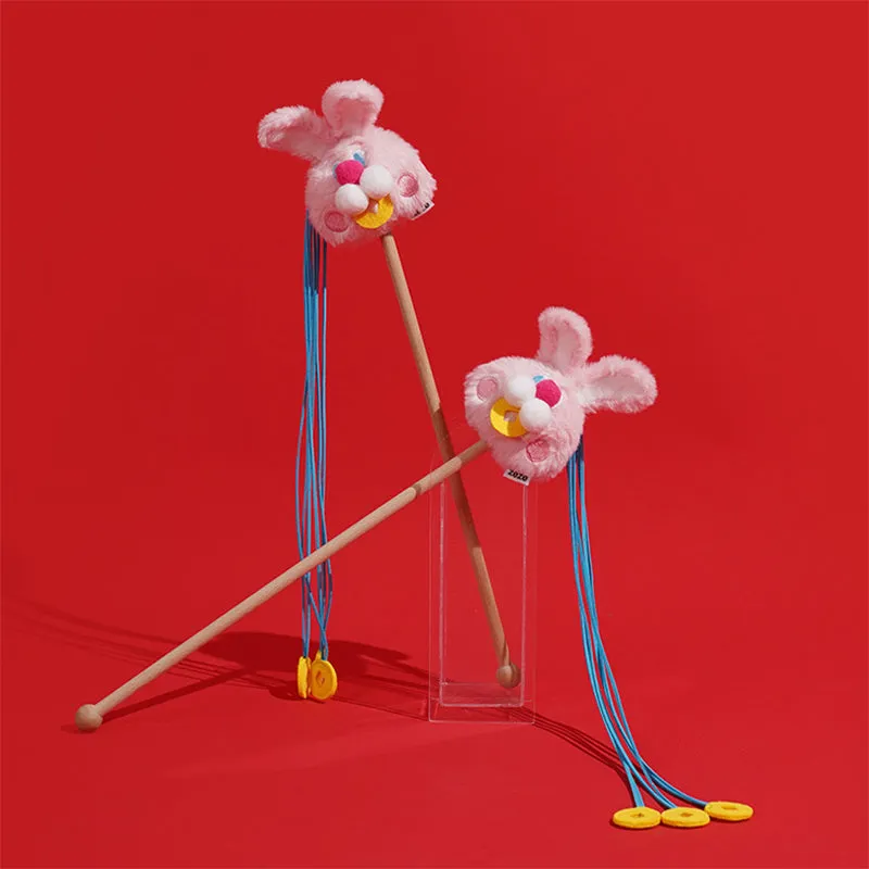 Rabbit Cat Wand Toy