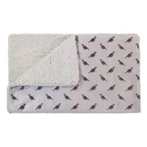Rosewood Cupid and Comet Pheasant Print Dog Blanket