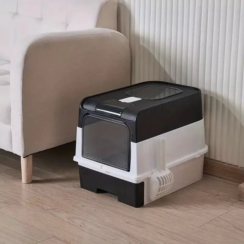 Scoop Enclosed Foldable Kitty Toilet