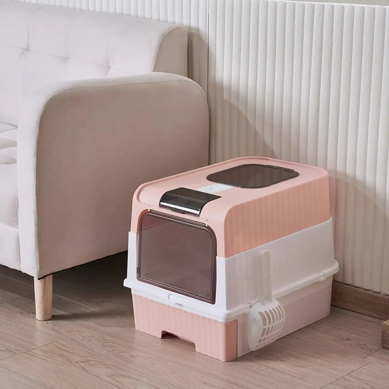 Scoop Enclosed Foldable Kitty Toilet