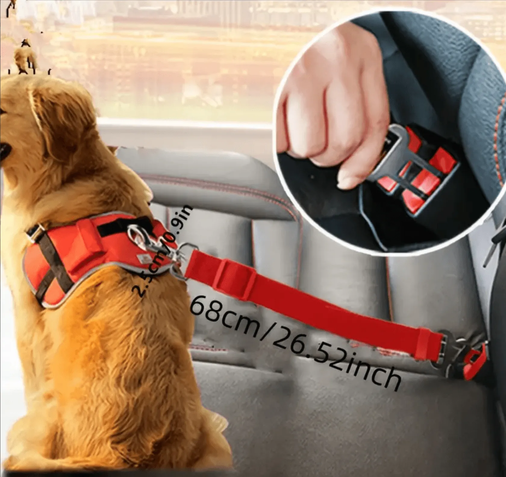 SECUREFLEX PET CAR SEAT BELT