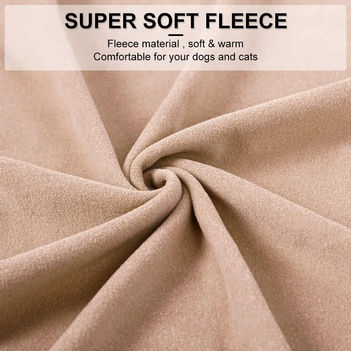 Small Dogs Fleece Dog Sweatshirt - Cold Weather Hoodies Spring Soft Vest Thickening Warm Cat Sweater Puppy Clothes Sweater Winter Sweatshirt Pet Pajamas for Small Dog Cat Puppy (Small, Beige)