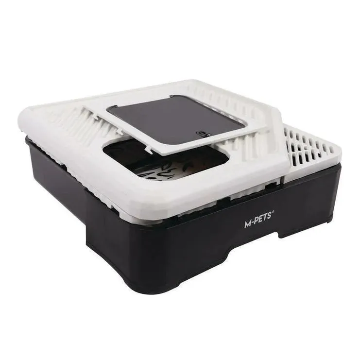 Terra Forma Eco Foldable Cat Litter Box Black Floral