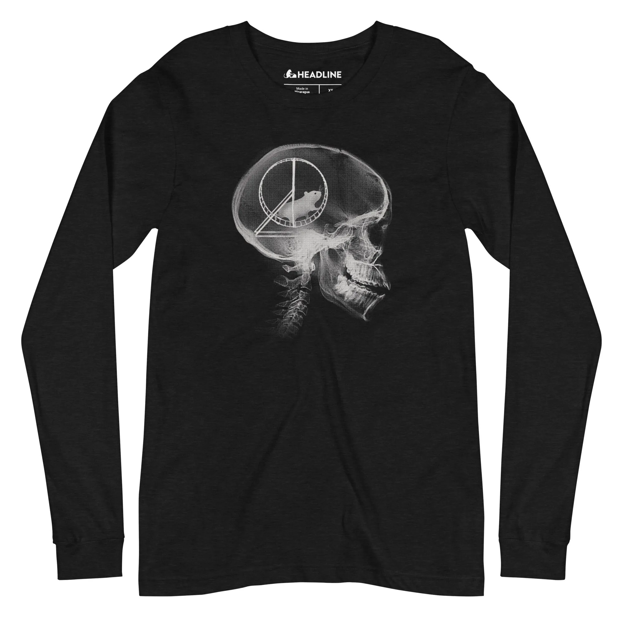 Unisex Hamster Head Scan Long Sleeve T-Shirt