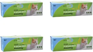 Van Ness 4 Pack of Drawstring Cat Pan Liners, Extra-Giant, 6 Each