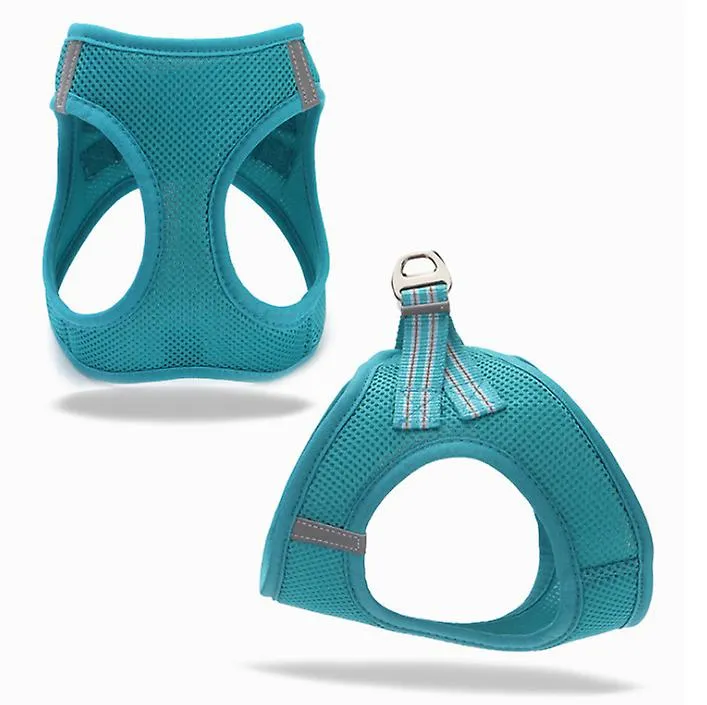 XXS 19-23cm green Breathable pet traction vest with leash for small dogs, medium and large AZ17334